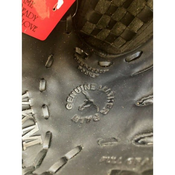 VKM Pro Player V Model Full Grain Leather Baseball Glove Black‎ INSTA-A-JUST - Picture 3 of 6